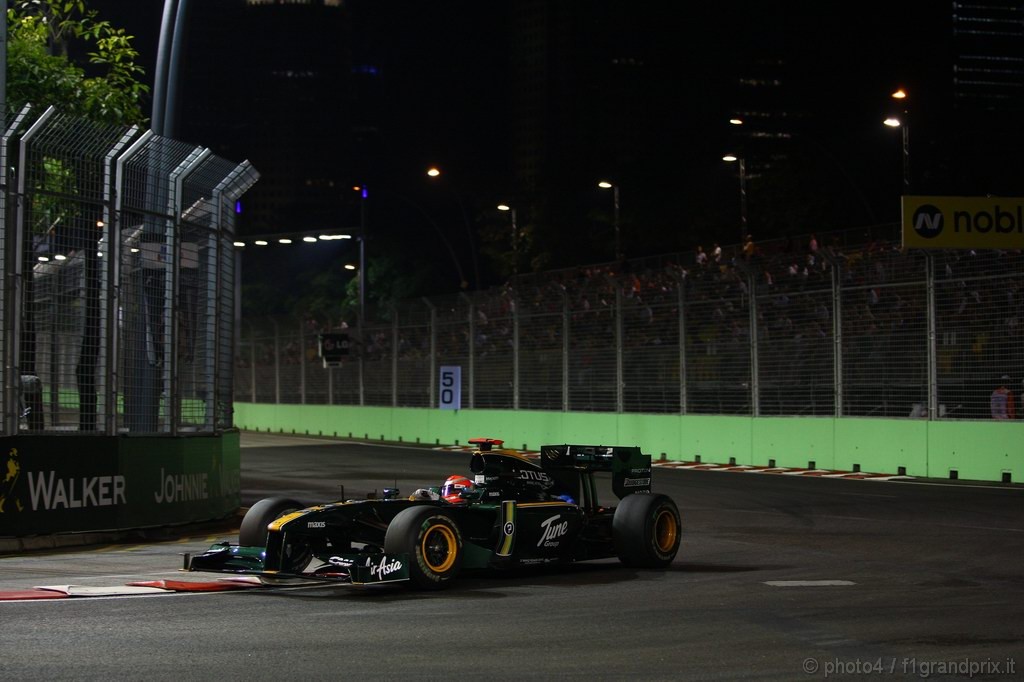 GP Singapore, Prove Libere 2, Venerdi', Jarno Trulli (ITA), Lotus Racing, T127 