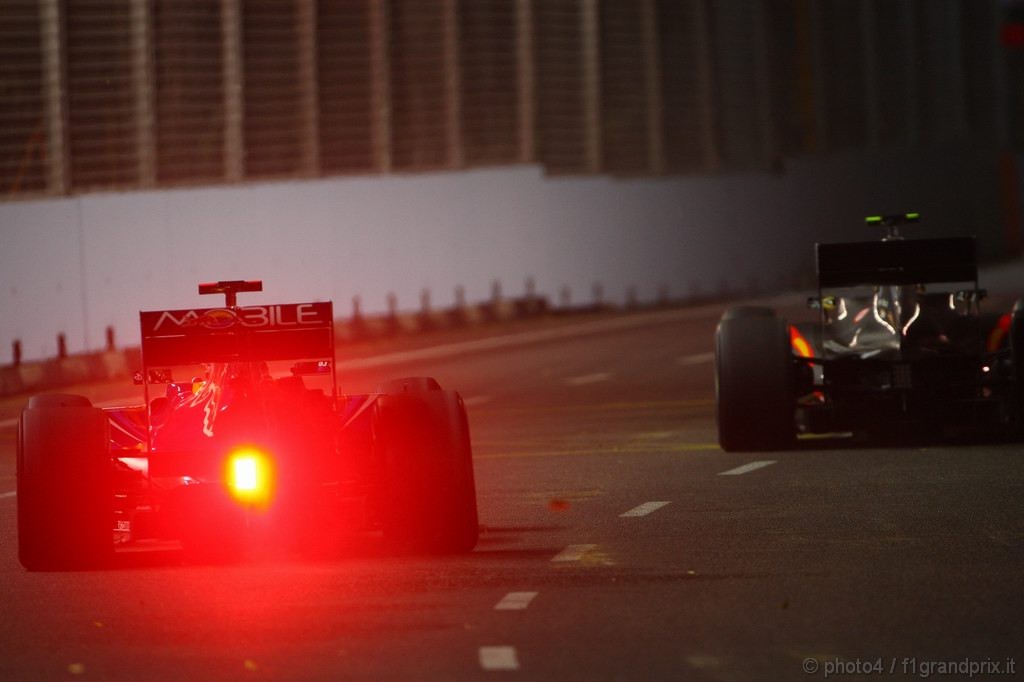 GP Singapore, Prove Libere 2, Venerdi', Sebastian Vettel (GER), Red Bull Racing, RB6 