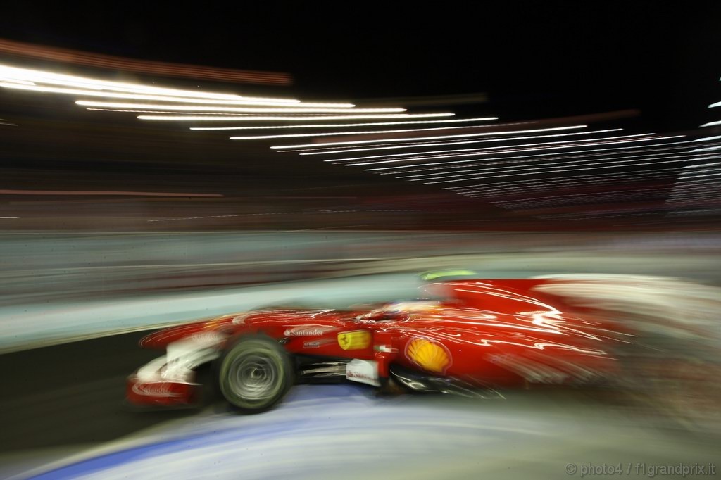 GP Singapore, Prove Libere 2, Venerdi', Fernando Alonso (ESP), Ferrari, F10 