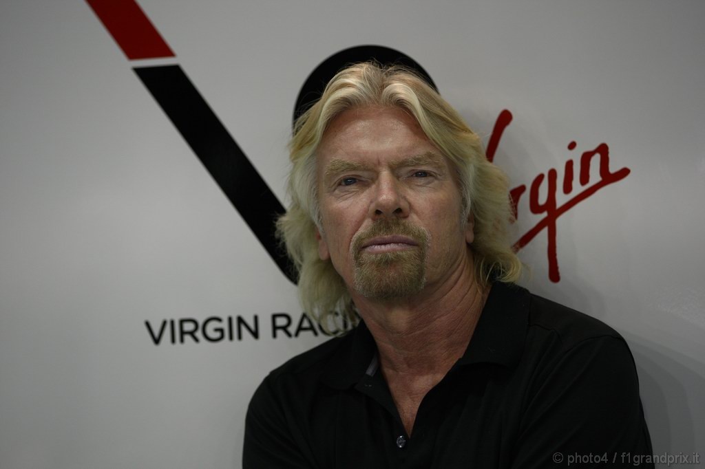 GP Singapore, Prove Libere 2, Venerdi', Sir Richard Branson (GBR) CEO of the Virgin Group 