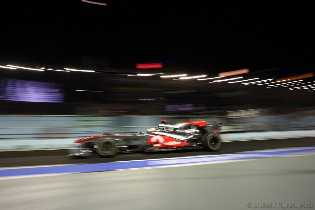 GP Singapore, Prove Libere 2, Venerdi', Jenson Button (GBR), McLaren  Mercedes, MP4-25 