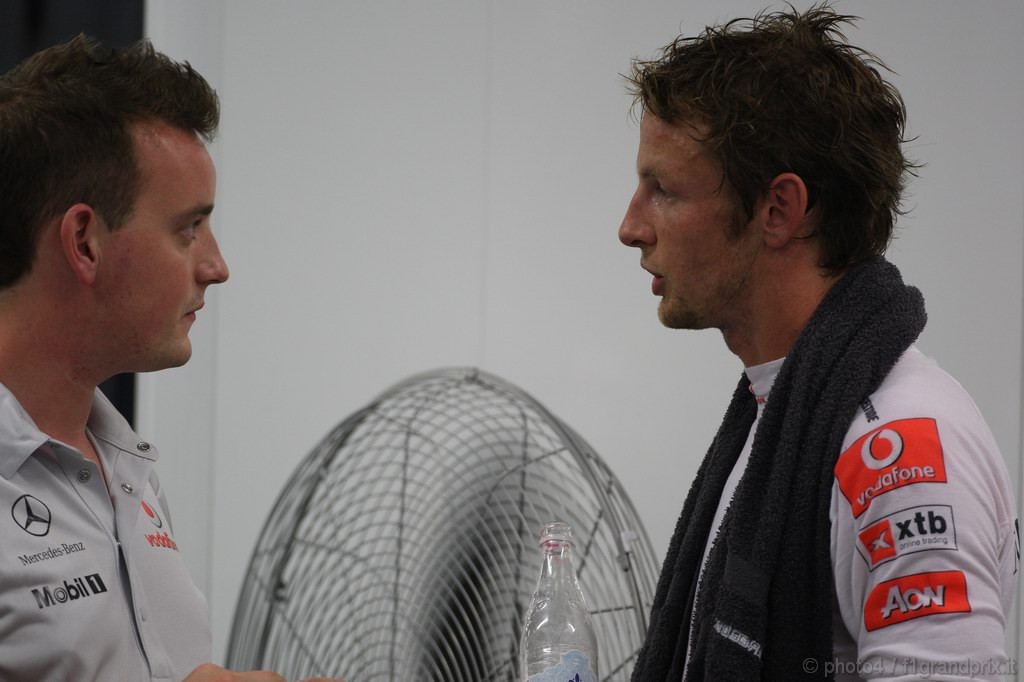 GP Singapore, Prove Libere 2, Venerdi', Jenson Button (GBR), McLaren  Mercedes, MP4-25 