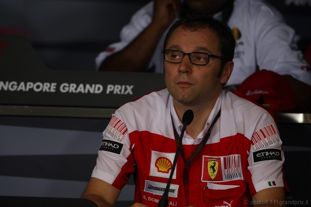 GP Singapore, Venerdi', Conferenza Stampa, Stefano Domenicali (ITA), Head of the Gestione Sportiva 
