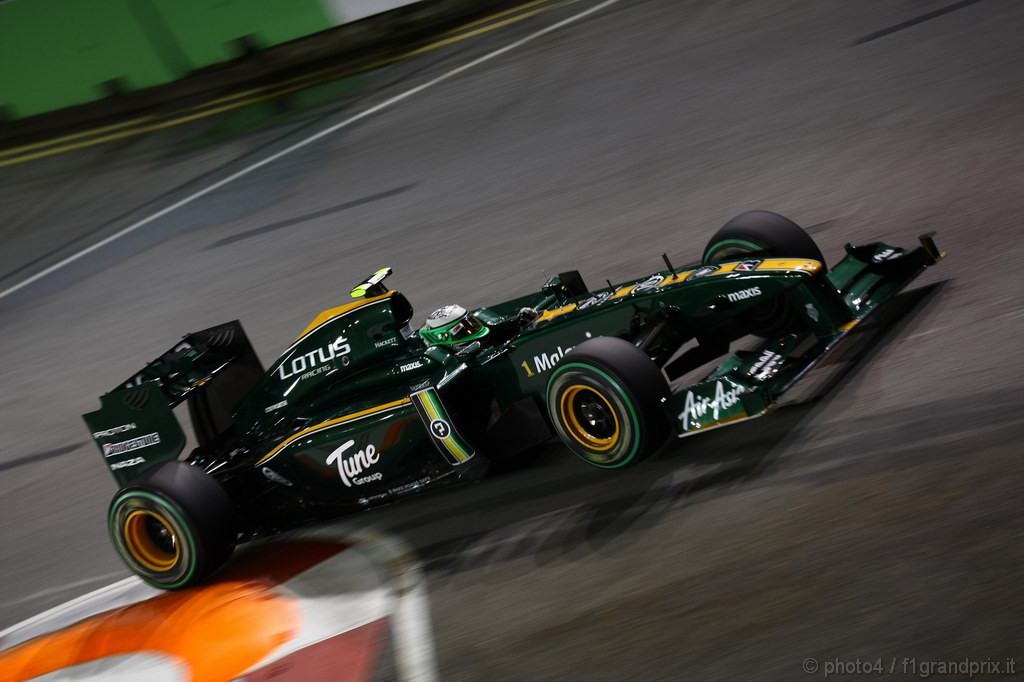 GP Singapore, Prove Libere 2, Venerdi', Heikki Kovalainen (FIN), Lotus Racing, T127 