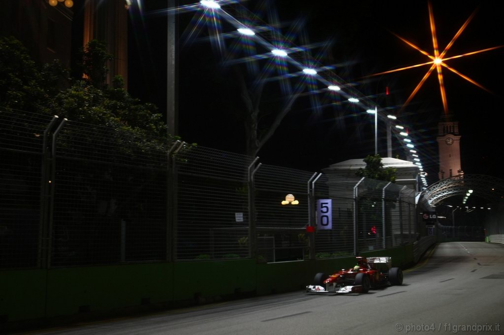 GP Singapore, Prove Libere 2, Venerdi', Felipe Massa (BRA), Ferrari, F10 