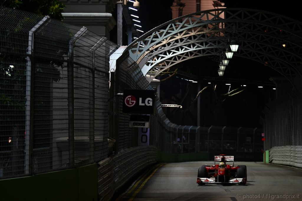 GP Singapore, Prove Libere 2, Venerdi', Felipe Massa (BRA), Ferrari, F10 