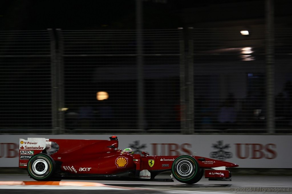 GP Singapore, Prove Libere 2, Venerdi', Felipe Massa (BRA), Ferrari, F10 