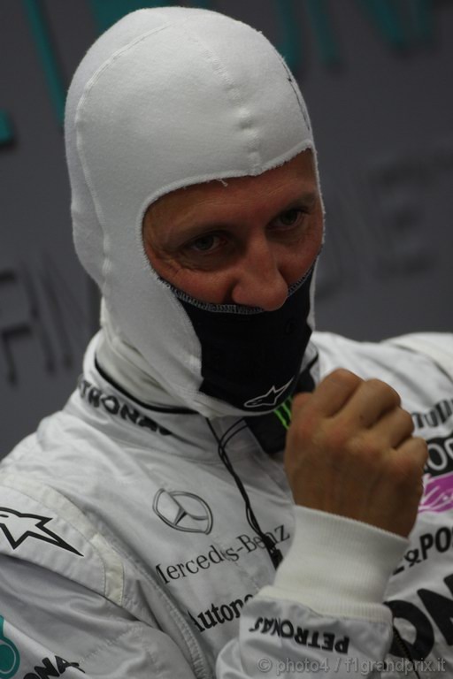 GP Singapore, Prove Libere 2, Venerdi', Michael Schumacher (GER), Mercedes GP  F1 Team, MGP W01 