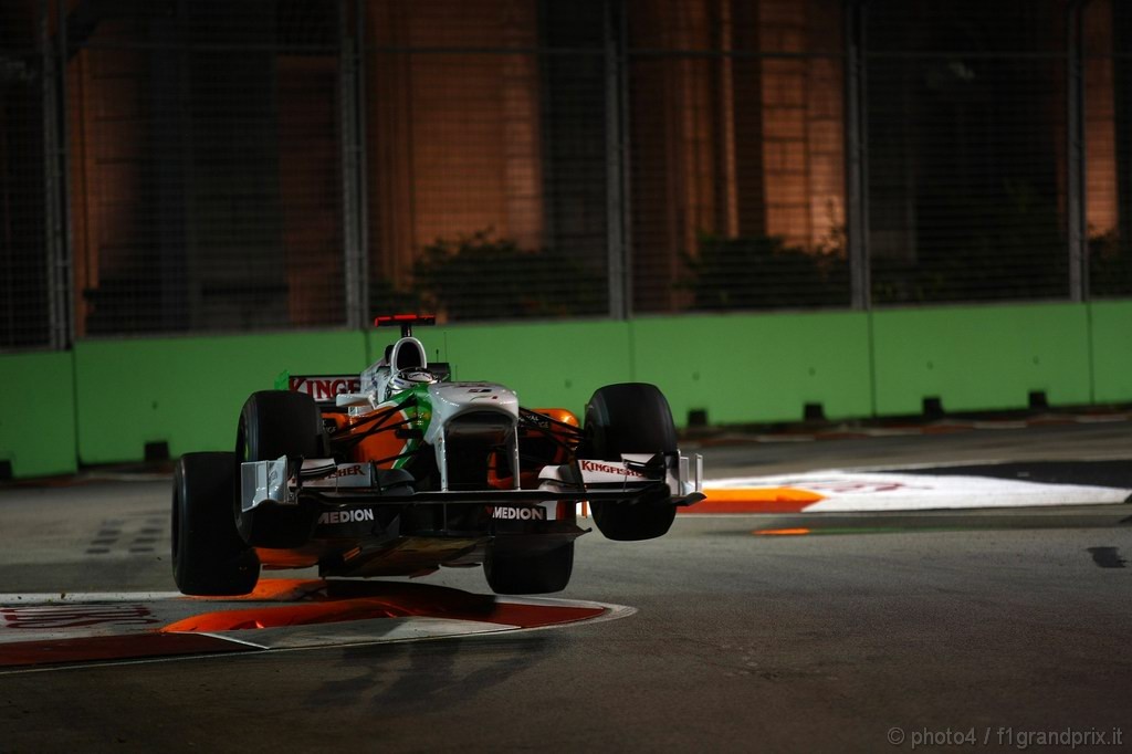GP Singapore, Prove Libere 2, Venerdi', Adrian Sutil (GER), Force India F1 Team, VJM03 