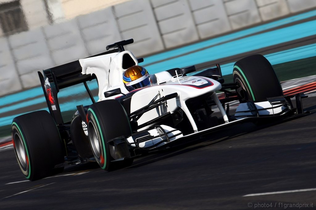 Test Giovani Piloti Abu Dhabi, 
Esteban Gutierrez (MEX), BMW Sauber F1 Team 