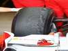Test Pirelli Abu Dhabi, 
Tyre wear on the Pirelli 