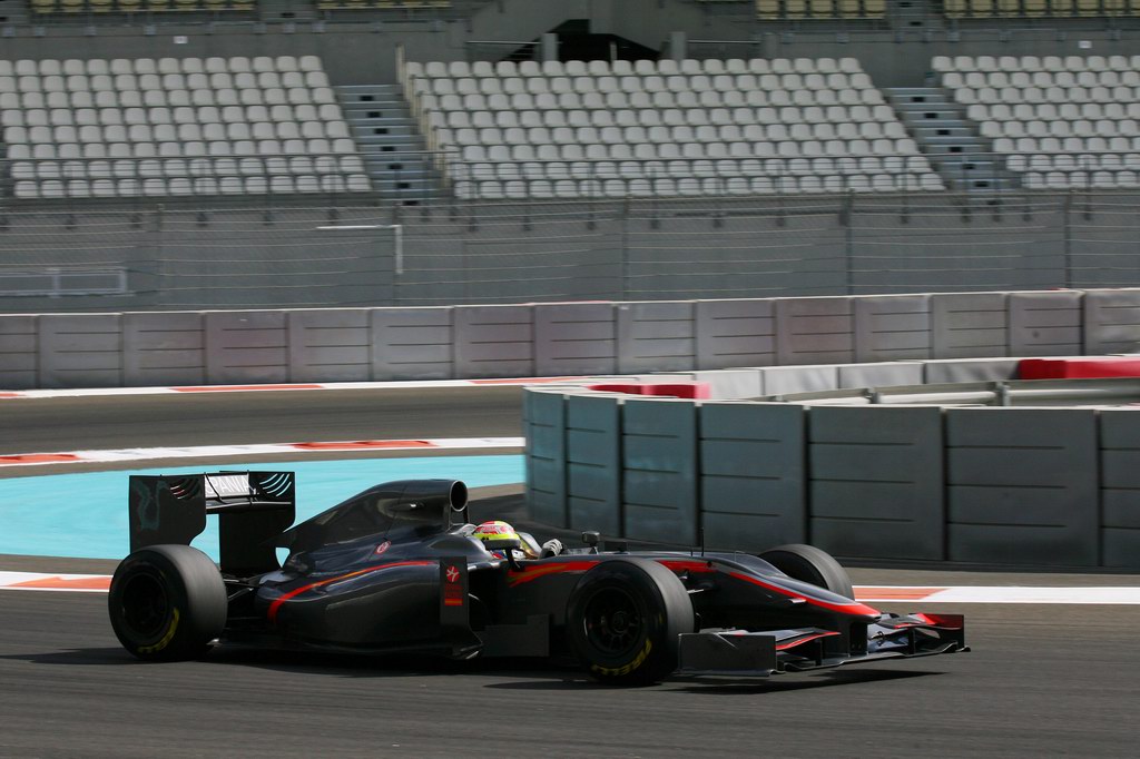 Test Pirelli Abu Dhabi, 
Pastor Maldonado (VEN), Hispania Racing F1 Team, HRT 