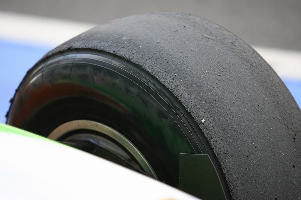 Test Pirelli Abu Dhabi, 
Tyre wear on the Pirelli 