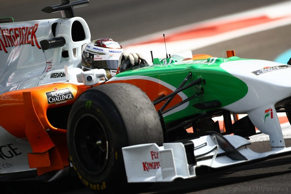 Test Pirelli Abu Dhabi, 
Adrian Sutil (GER), Force India F1 Team 