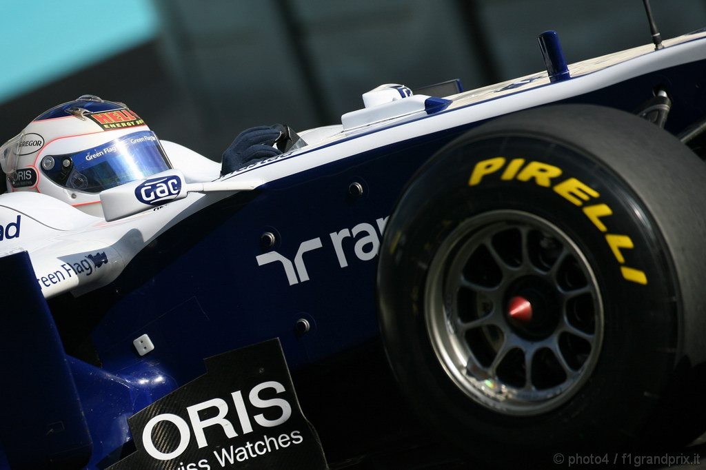 Test Pirelli Abu Dhabi, 
Rubens Barrichello (BRA), Williams F1 Team 