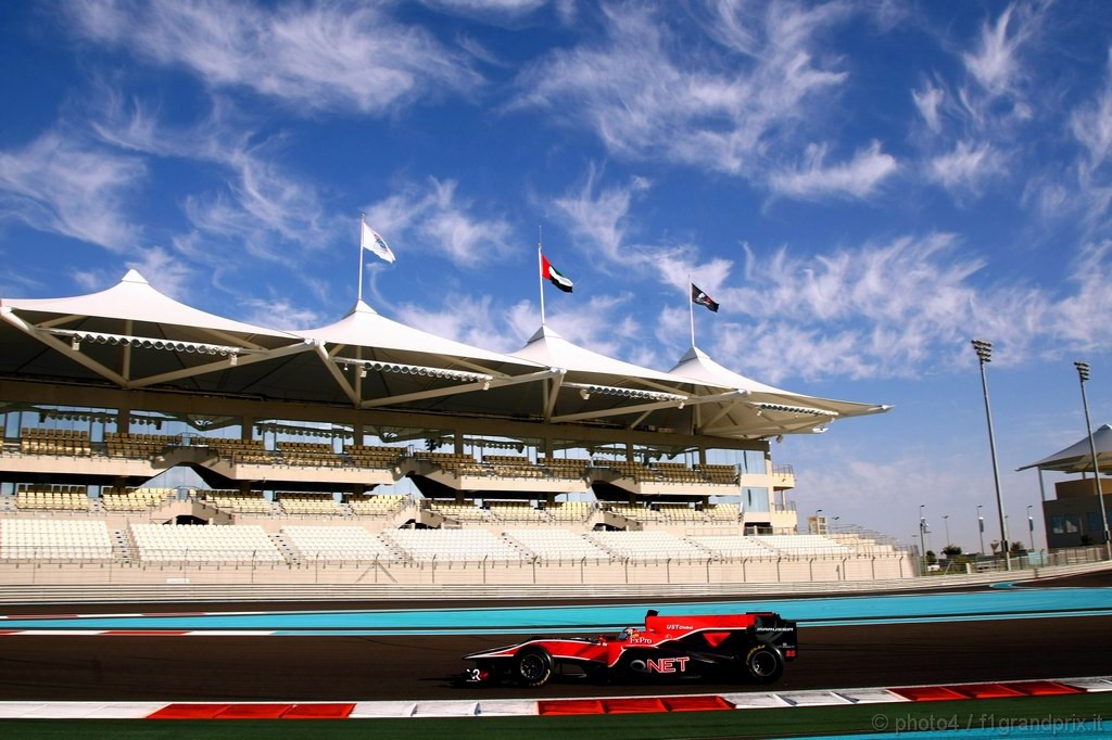 Test Pirelli Abu Dhabi, 
Timo Glock (GER), Virgin Racing 