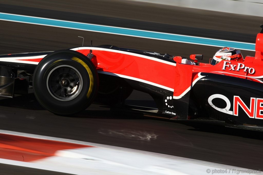 Test Pirelli Abu Dhabi, 
Timo Glock (GER), Virgin Racing 