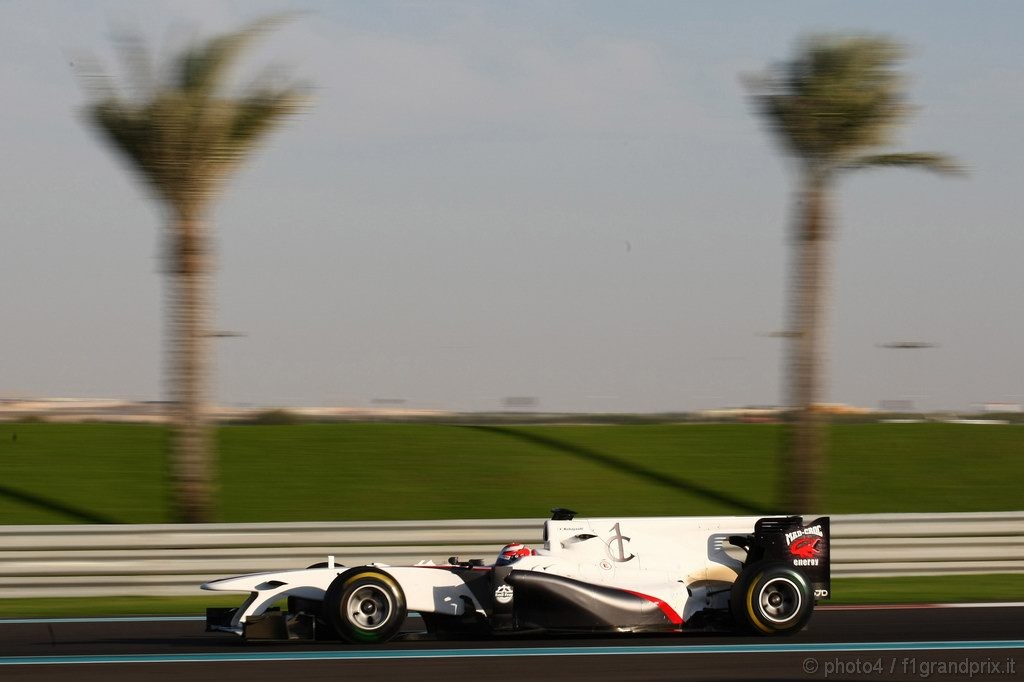 Test Pirelli Abu Dhabi, 
Kamui Kobayashi (JAP), BMW Sauber F1 Team 