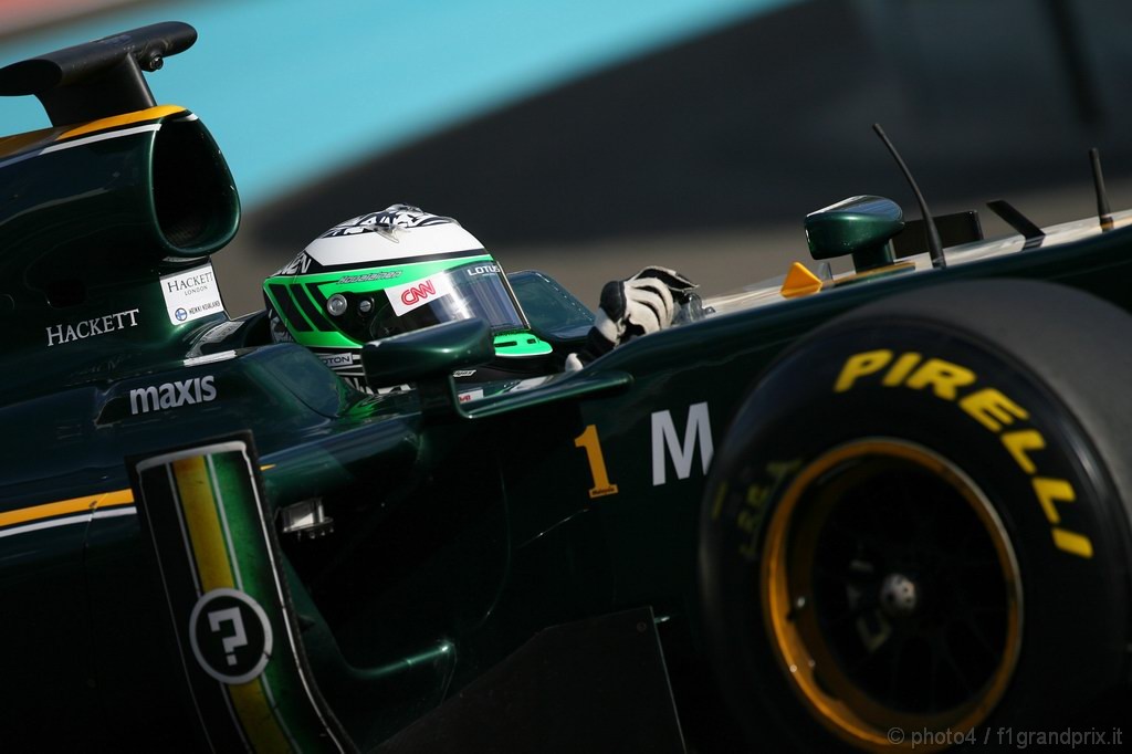 Test Pirelli Abu Dhabi, 
Heikki Kovalainen (FIN), Lotus F1 Team 