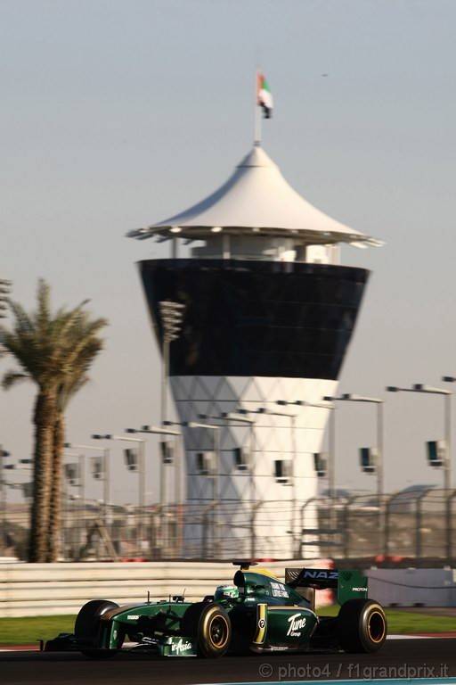 Test Pirelli Abu Dhabi, 
Heikki Kovalainen (FIN), Lotus F1 Team 