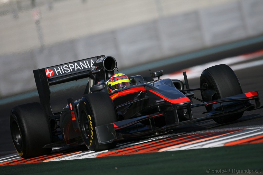 Test Pirelli Abu Dhabi, 
Pastor Maldonado (VEN), Hispania Racing F1 Team, HRT 