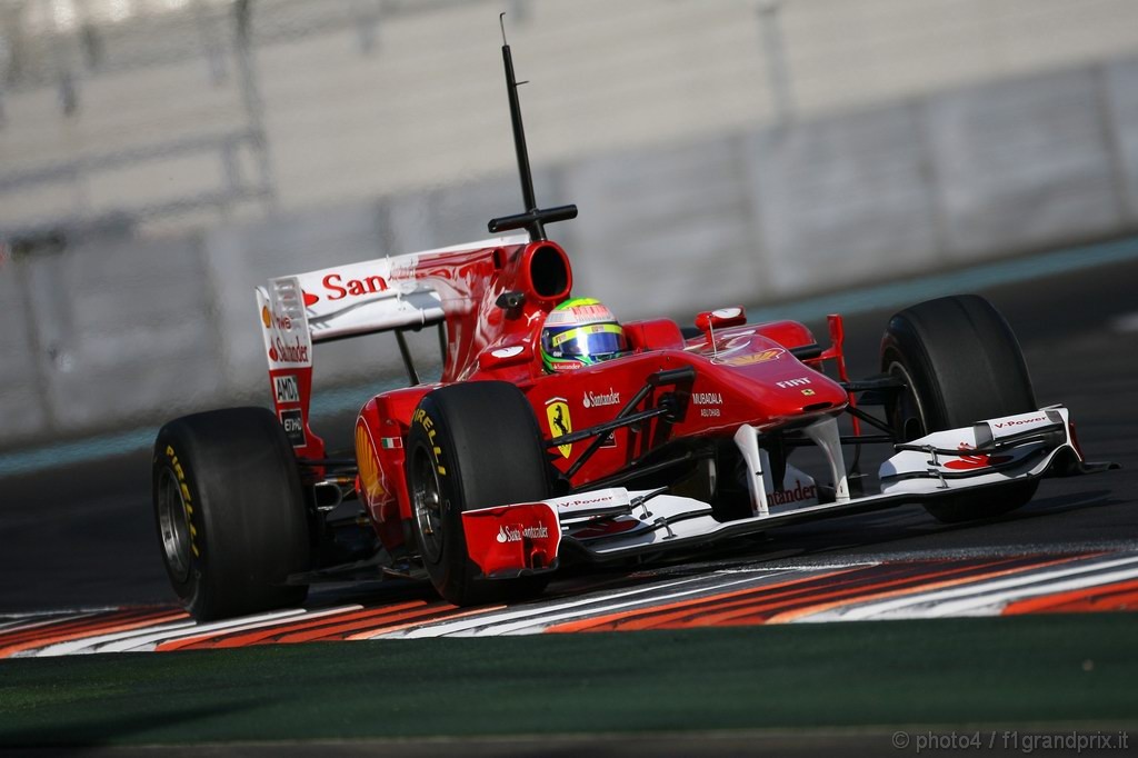 Test Pirelli Abu Dhabi, 19.11.2010 Abu Dhabi, Abu Dhabi, 
Felipe Massa (BRA), Ferrari 