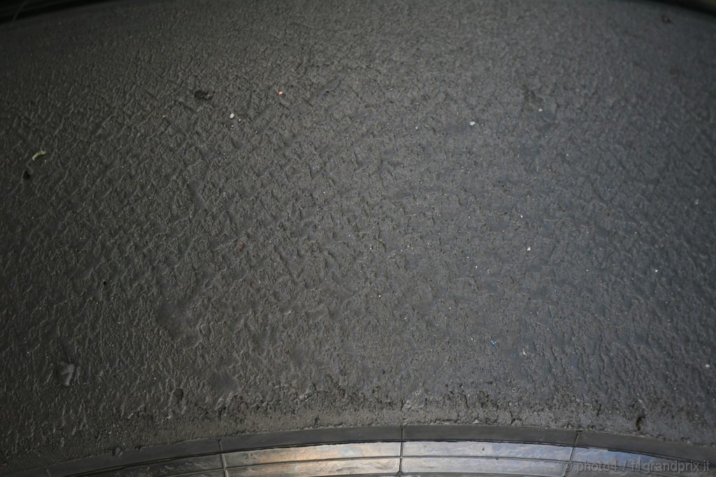 Test Pirelli Abu Dhabi, 
Tyre wear on the Pirelli 
