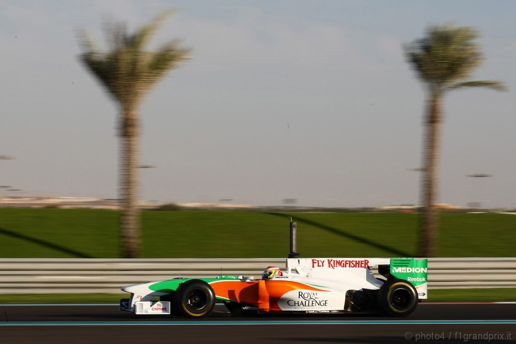 Test Pirelli Abu Dhabi, 
Paul di Resta (GBR), Test Driver, Force India F1 Team 