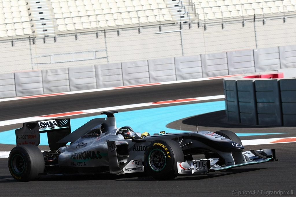 Test Pirelli Abu Dhabi, 
Nico Rosberg (GER), Mercedes GP Petronas 
