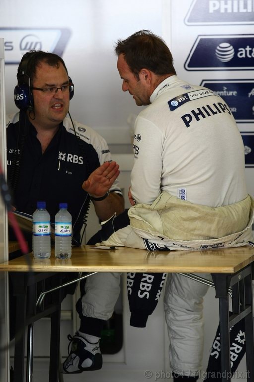 Test Pirelli Abu Dhabi, 
Rubens Barrichello (BRA), Williams F1 Team 