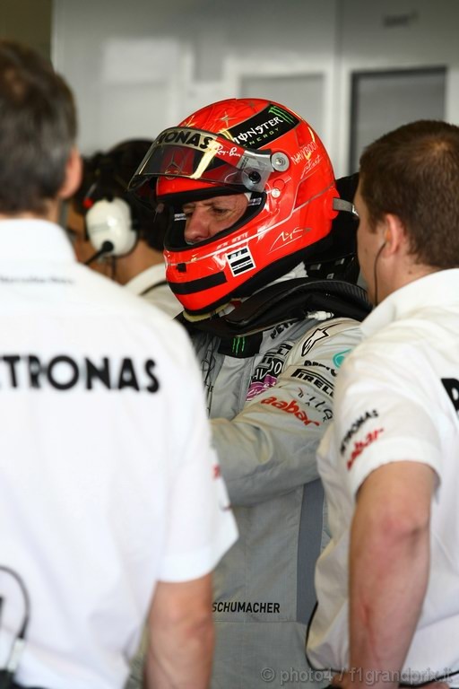 Test Pirelli Abu Dhabi, 
Michael Schumacher (GER), Mercedes GP Petronas 