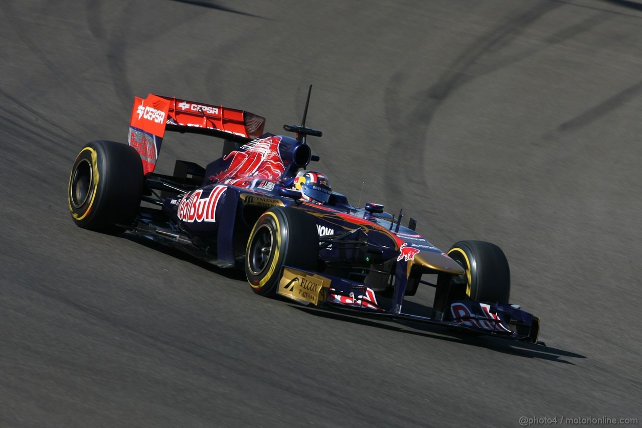 Abu Dhabi Test Novembre 2011, 15.11.2011 Abu Dhabi, UEA,
Stefano Coletti (MC), Scuderia Toro Rosso  - Formula 1 Testing Rookie Test, day 1 - Formula 1 World Championship - 