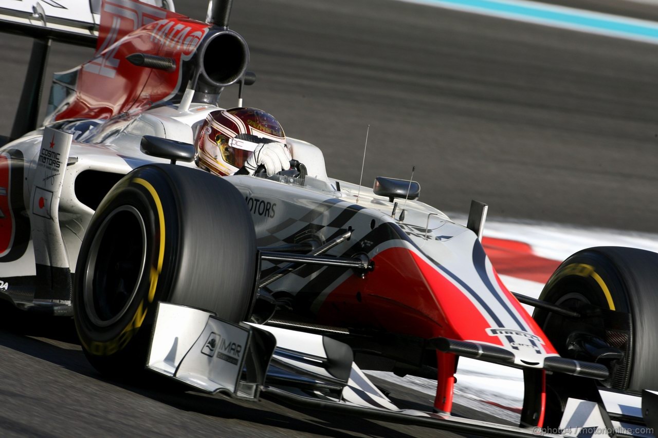 Abu Dhabi Test Novembre 2011, 15.11.2011 Abu Dhabi, UEA,
Dani Clos (SPA), HRT Racing Team  - Formula 1 Testing Rookie Test, day 1 - Formula 1 World Championship Charniaux / xpb.cc