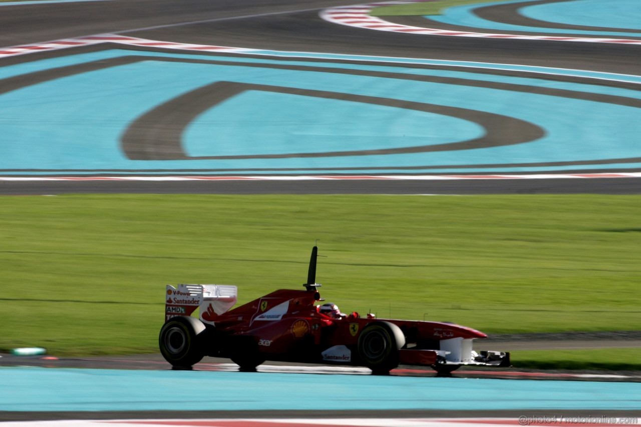Abu Dhabi Test Novembre 2011, 15.11.2011 Abu Dhabi, UEA,
Jules Bianchi (FRA), Test Driver, Ferrari  - Formula 1 Testing Rookie Test, day 1 - Formula 1 World Championship - 