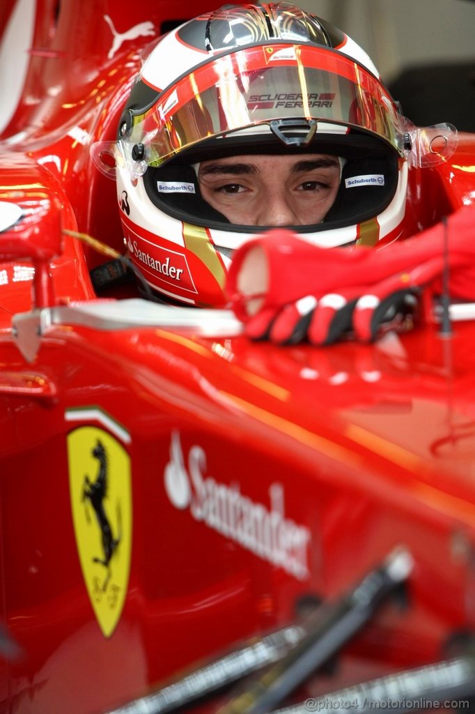 Abu Dhabi Test Novembre 2011, 15.11.2011 Abu Dhabi, UEA,
Jules Bianchi (FRA), Test Driver, Ferrari  - Formula 1 Testing Rookie Test, day 1 - Formula 1 World Championship - 