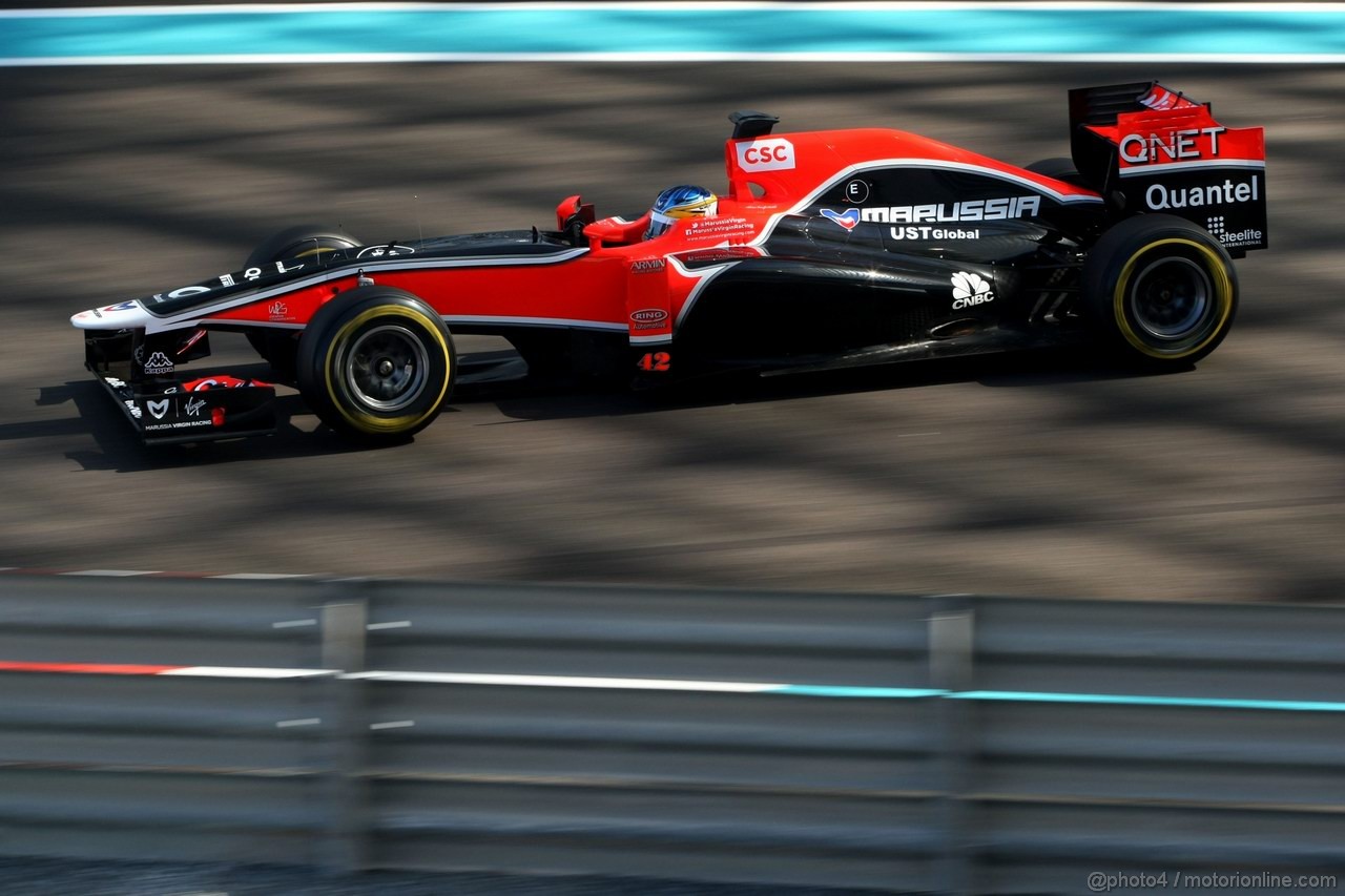 Abu Dhabi Test Novembre 2011, 15.11.2011 Abu Dhabi, UEA,
Adrian Quaife-Hobbs (GBR), Virgin Racing  - Formula 1 Testing Rookie Test, day 1 - Formula 1 World Championship - 