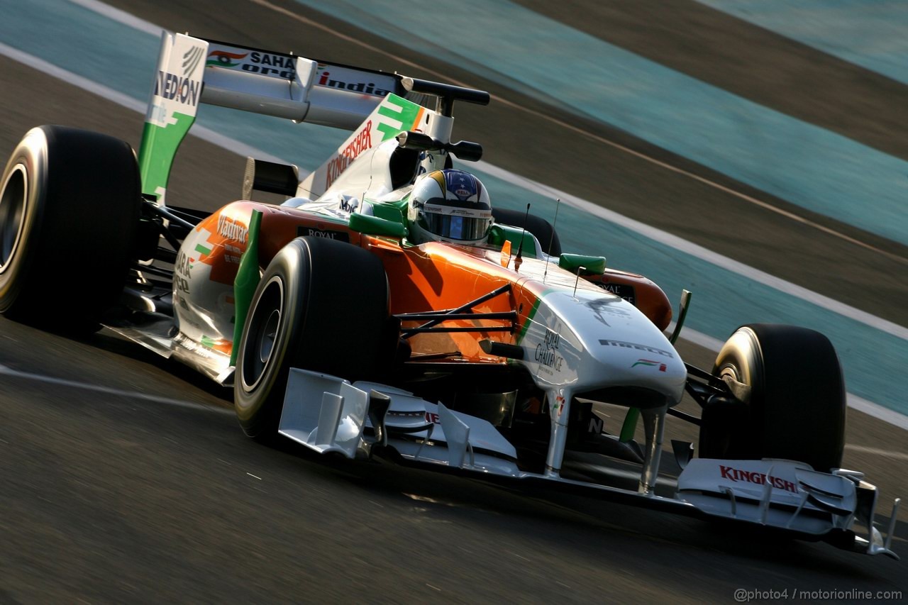 Abu Dhabi Test Novembre 2011, 16.11.2011 Abu Dhabi, UEA,
Johnny Cecotto (VEN), Force India Racing Team  - Formula 1 Testing Rookie Test, day 2 - Formula 1 World Championship - 