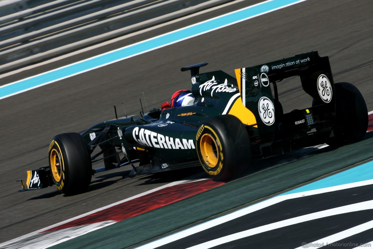 Abu Dhabi Test Novembre 2011, 17.11.2011 Abu Dhabi, UEA,
Alexander Rossi (USA), Team Lotus  - Formula 1 Testing Rookie Test, day 3 - Formula 1 World Championship 