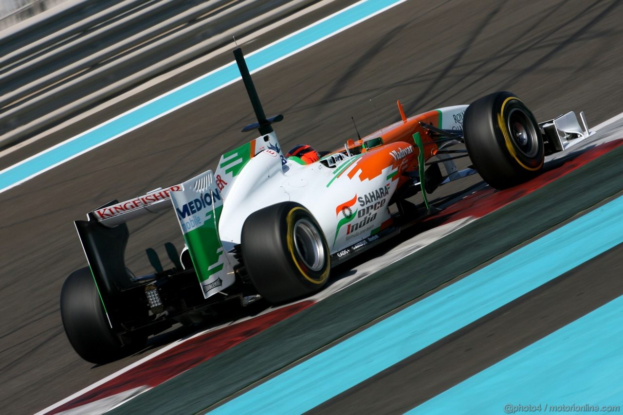 Abu Dhabi Test Novembre 2011, 17.11.2011 Abu Dhabi, UEA,
Max Chilton (GBR), Force India Racing Team  - Formula 1 Testing Rookie Test, day 3 - Formula 1 World Championship - 