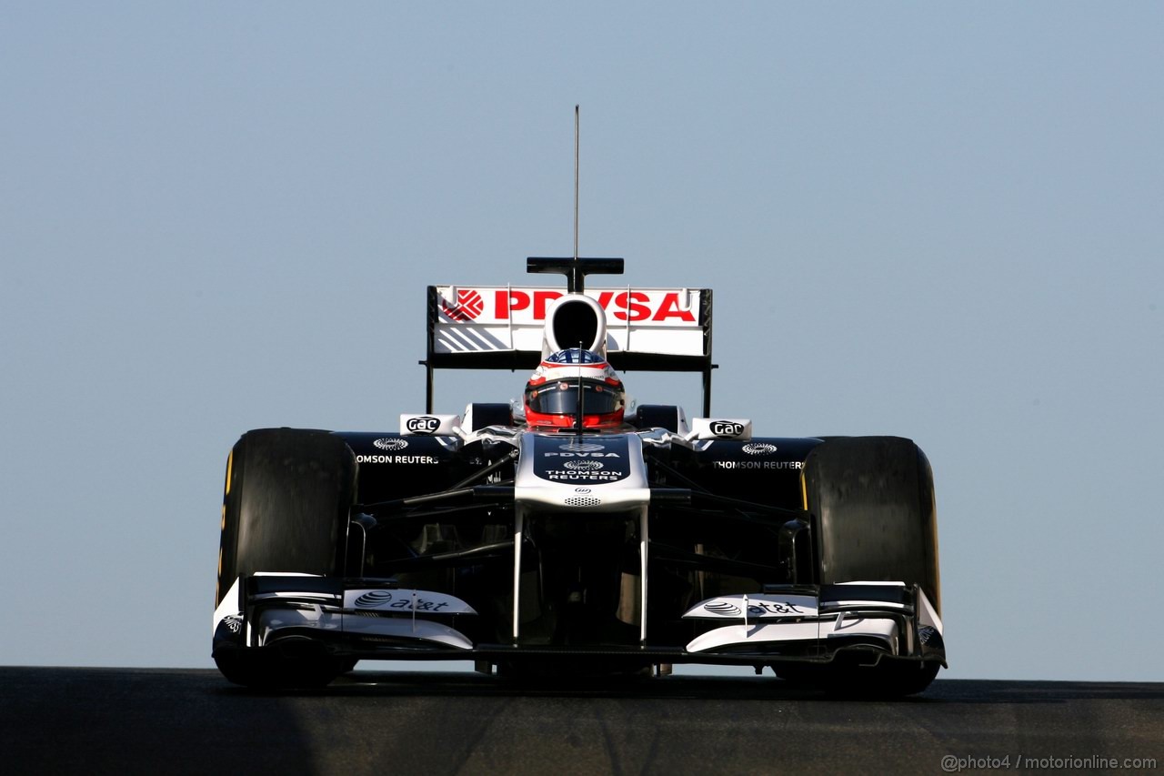 Abu Dhabi Test Novembre 2011, 17.11.2011 Abu Dhabi, UEA,
Mirko Bortolotti (ITA), Williams F1 Team  - Formula 1 Testing Rookie Test, day 3 - Formula 1 World Championship 