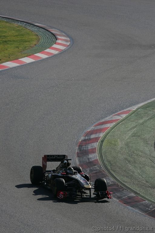 Barcelona Test Febbraio 2011, 18.02.2011- Nick Heidfeld (GER) Lotus Renault GP R31  