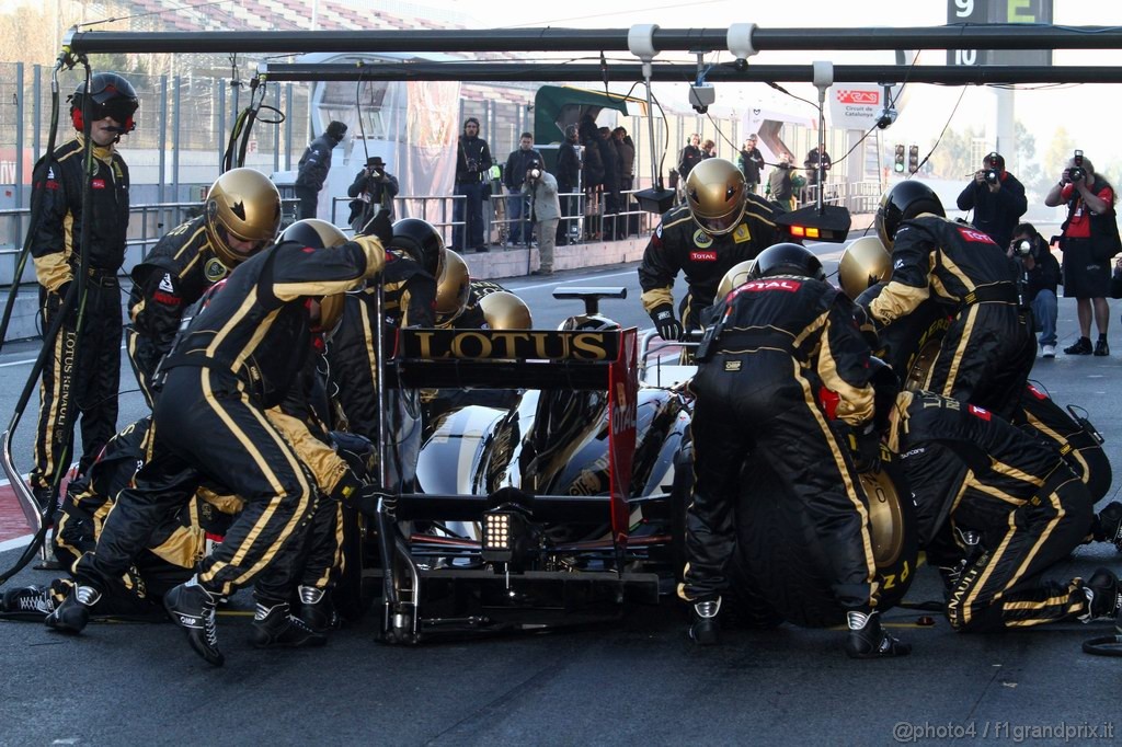 Barcelona Test Febbraio 2011, 18.02.2011- Nick Heidfeld (GER), Testing for Lotus Renault GP 