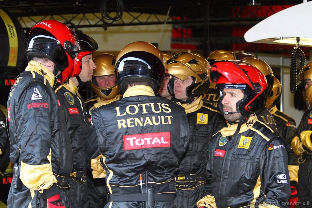 Barcelona Test Febbraio 2011, 18.02.2011- Lotus Renault GP R31  