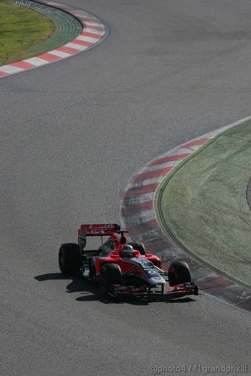 Barcelona Test Febbraio 2011, 18.02.2011- Jerome D'Ambrosio (BEL), Marussia Virgin Racing VR-02 