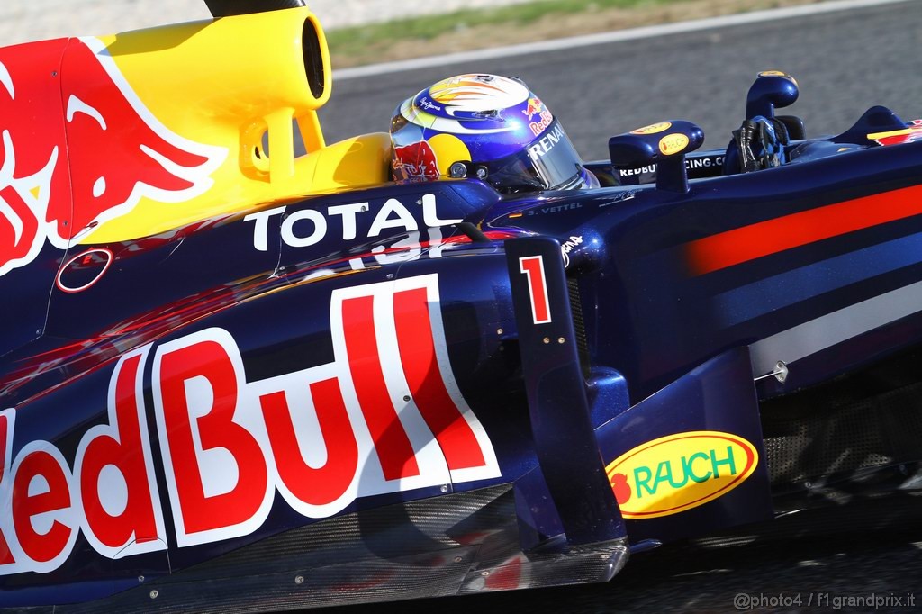 Barcelona Test Febbraio 2011, 18.02.2011- Sebastian Vettel (GER), Red Bull Racing, RB7 