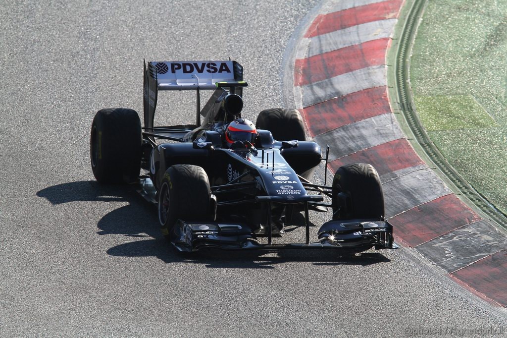 Barcelona Test Febbraio 2011, 18.02.2011- Rubens Barrichello (BRA), Williams FW33 
