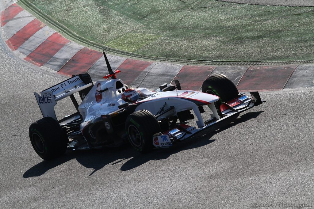 Barcelona Test Febbraio 2011, 18.02.2011- Kamui Kobayashi (JAP), Sauber F1 Team C30 