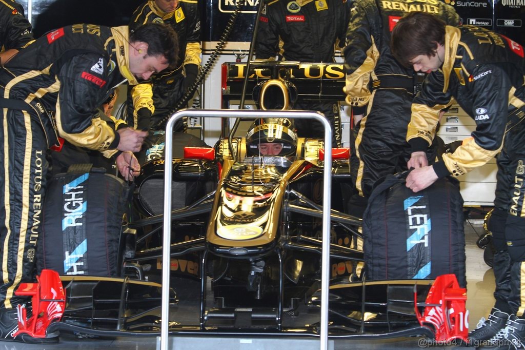 Barcelona Test Febbraio 2011, 18.02.2011- Nick Heidfeld (GER), Testing for Lotus Renault GP 