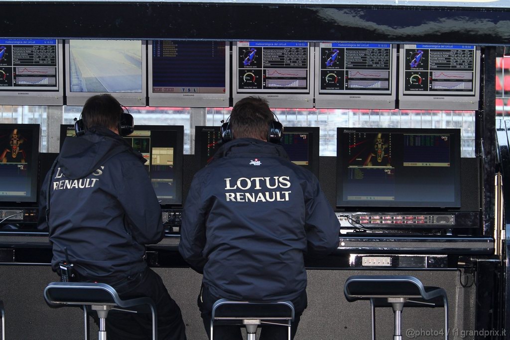 Barcelona Test Febbraio 2011, 18.02.2011- Lotus Renault GP 