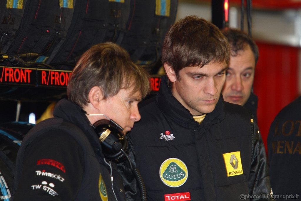 Barcelona Test Febbraio 2011, 18.02.2011- Vitaly Petrov (RUS), Lotus Renault GP, R31 